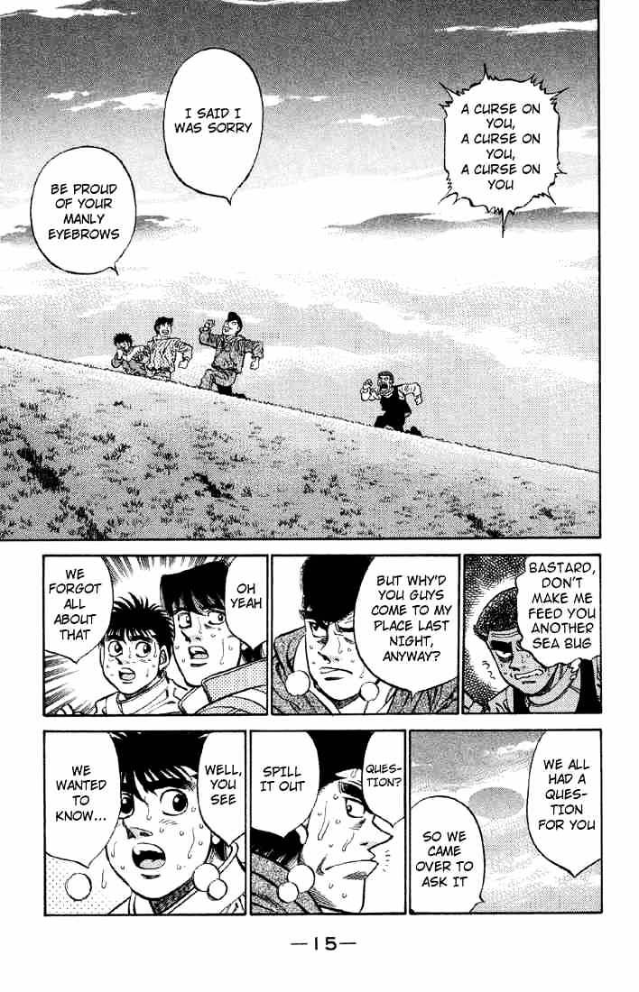 Hajime no Ippo: Fighting Spirit, Chapter 371 image 16